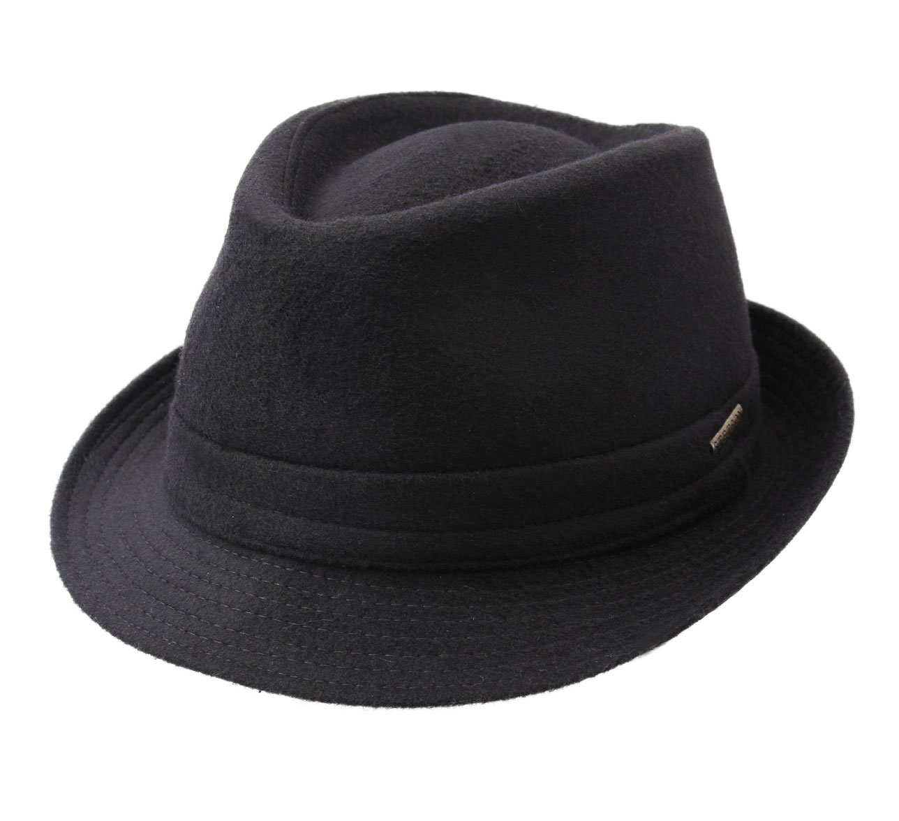 Stetson - Trilby Hat Waterproof Trilby Wool Black