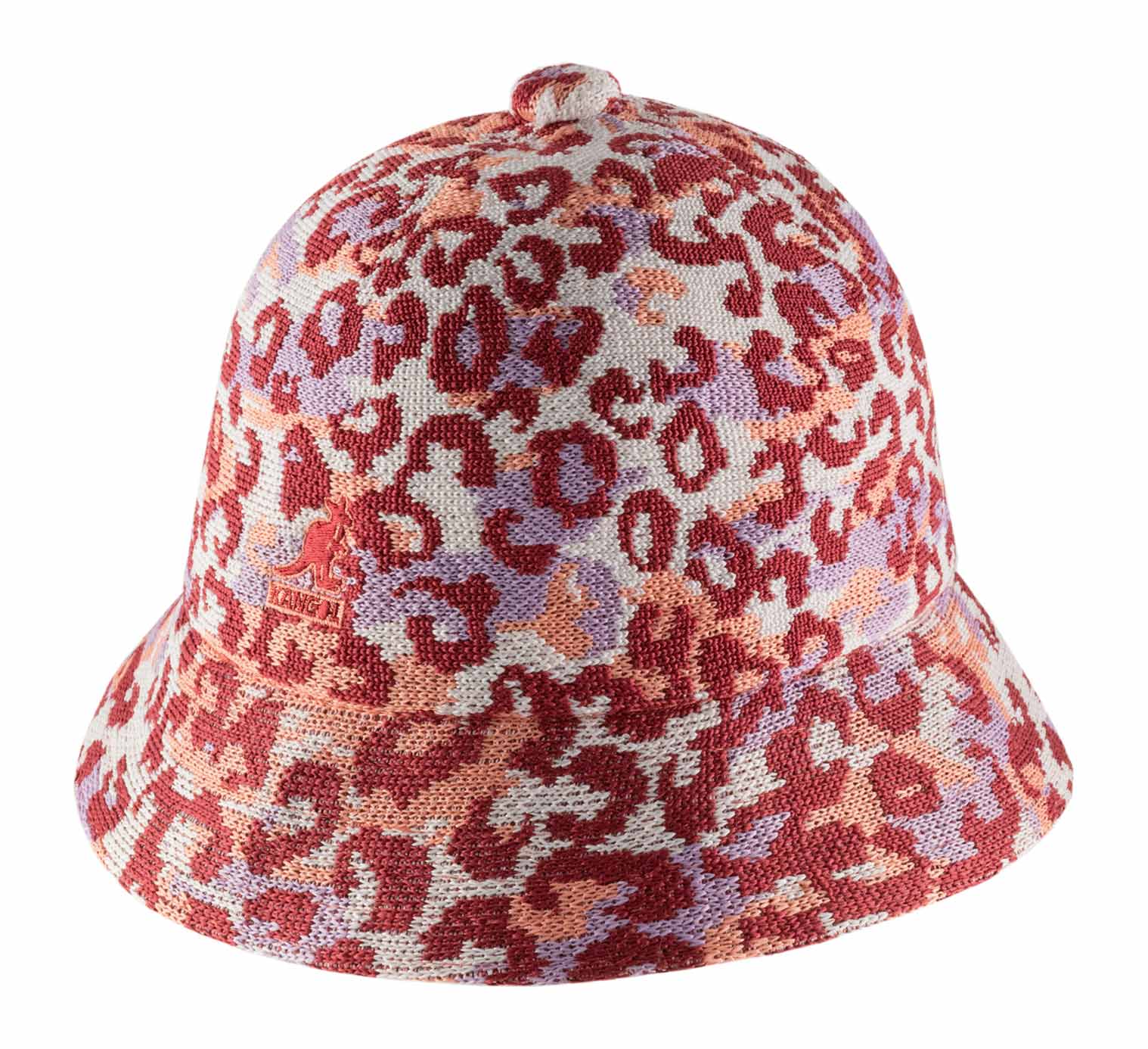 Kangol Golf Rev Reversible Bucket Hat - White / Red / M