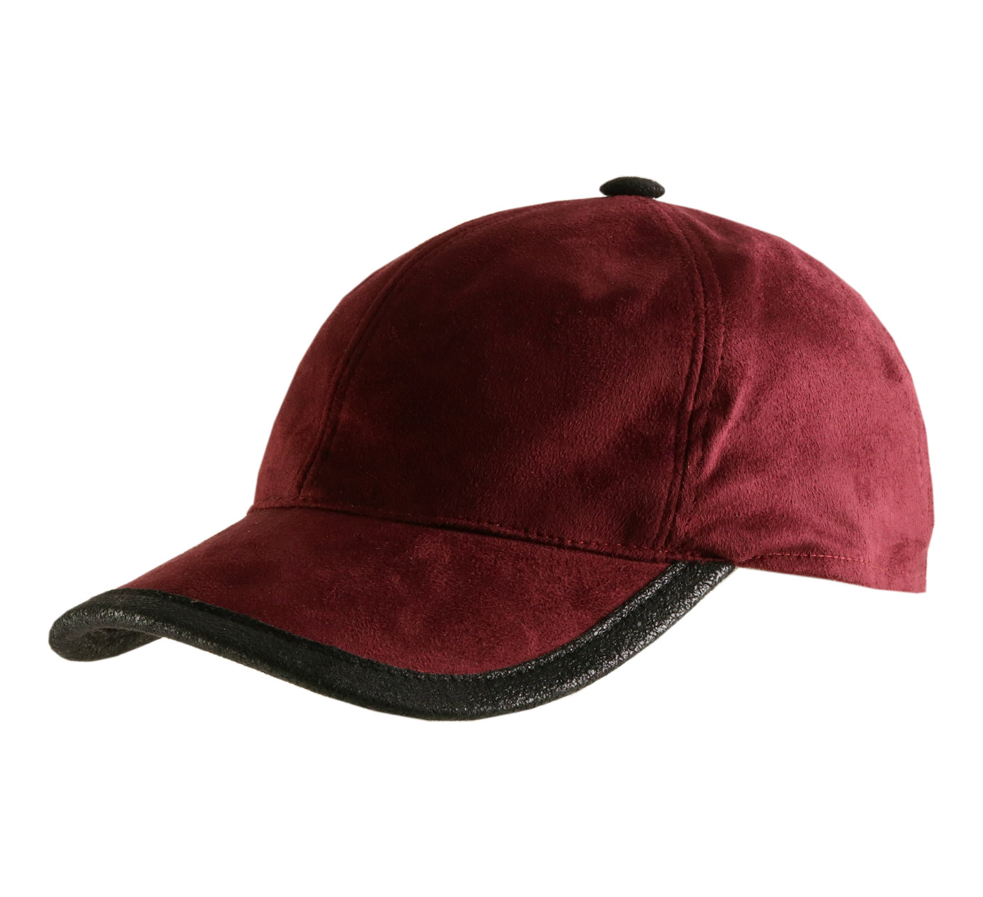 Velvet baseball cap - Brown