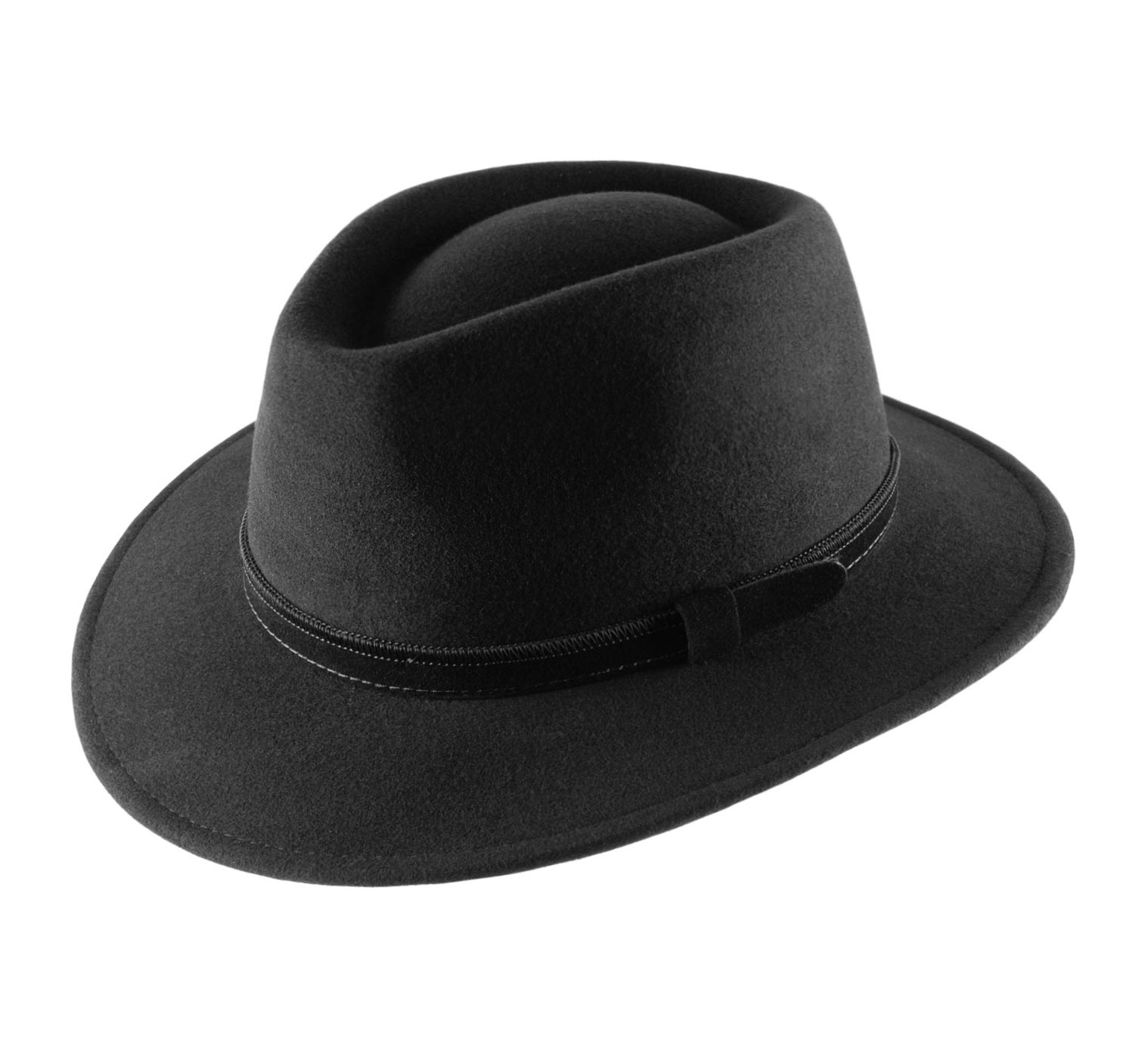 FULLA - WATER RESISTANT FEDORA GREY / L