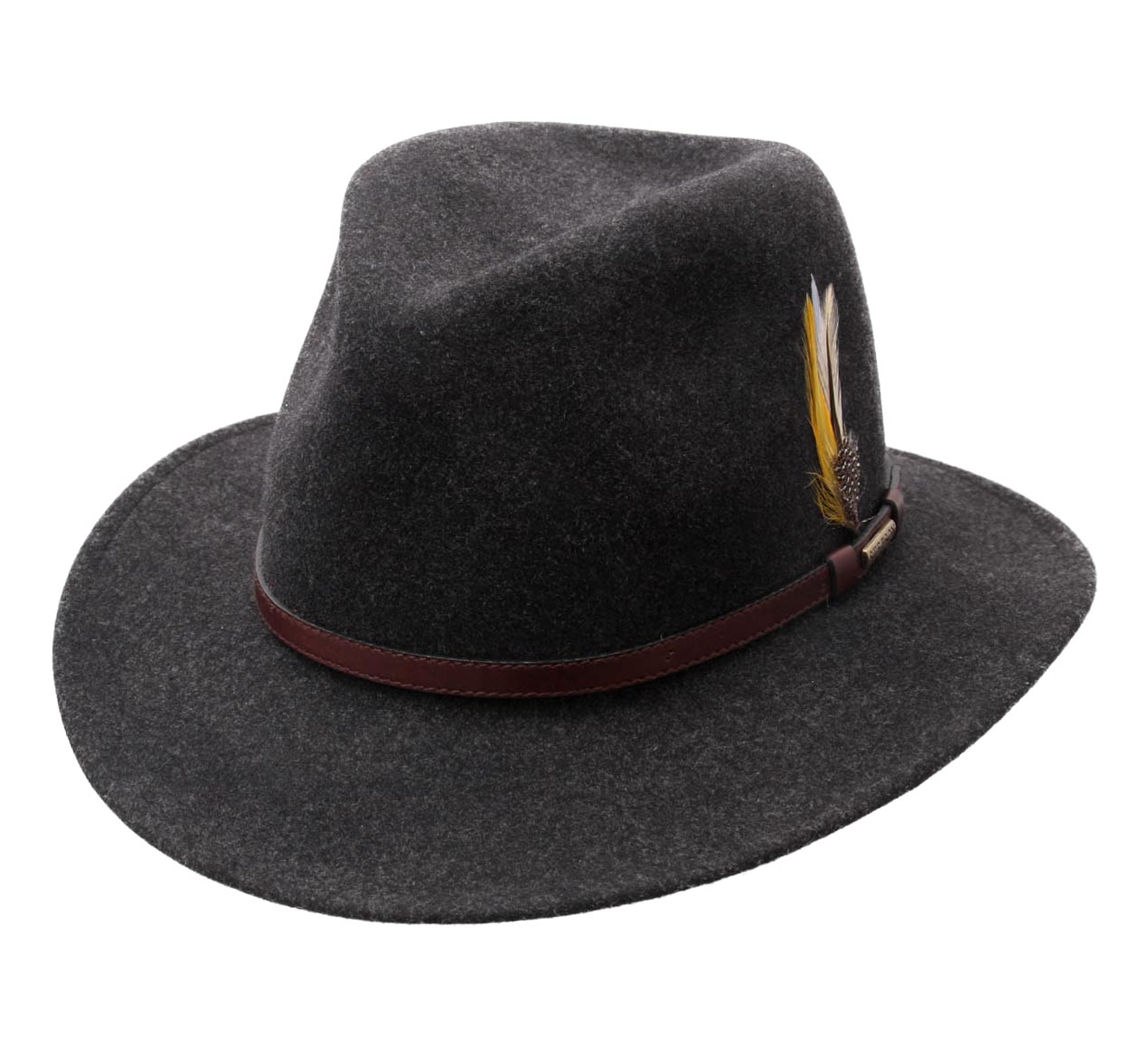 Moss Stetson Traveller Woolfelt Mix Hat