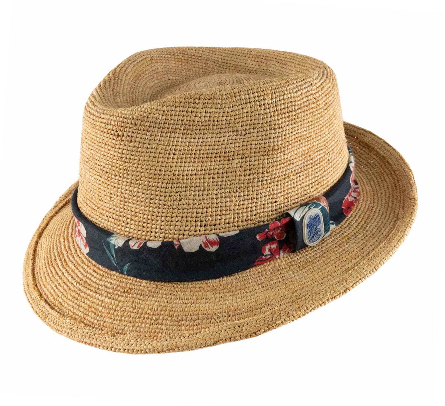 Trilby Crochet Straw, Hats Stetson 100% Raffia straw