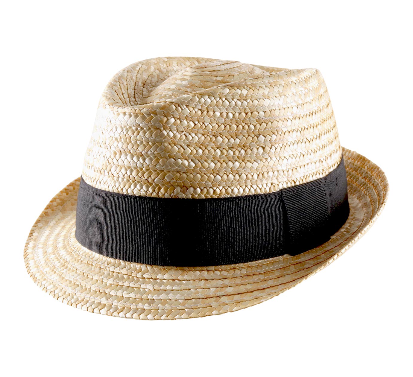 Classic Italy Classic Paille Large Panama Hat Size 62 cm Creme-Brown