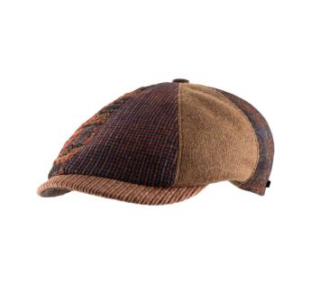 Casquette gavroche patchwork laine Aggeo