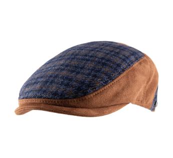 Casquette laine et suède Augusto