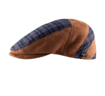 Casquette laine et suède Augusto