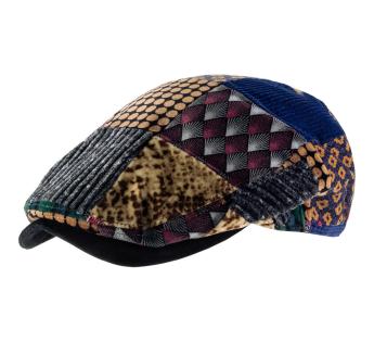 Béret patchwork velours Newyork Velluto