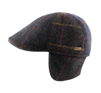 casquette plate oreillette Olbia Tweed