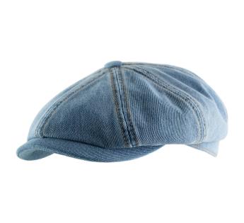 Casquette Stetson denim Hatteras Denim Barista Flat Ca