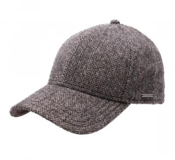 Casquette tweed Stetson Plano Woolrich Fischgrat