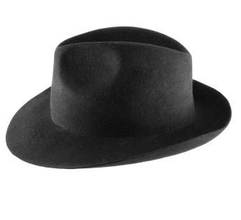 Stetson - Fedora Hat Penn Bogart Black