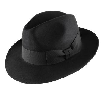 Men’s Waterproof Wool Trilby Hat – Crushable, Handmade With Grosgrain Band (Multiple Colors)