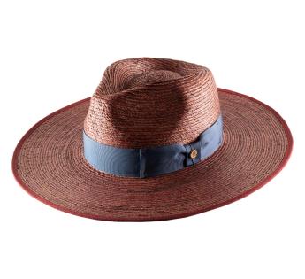 Azuay - Panama Fedora Straw Hat | Artesano Cinnamon/Terracota / M: 56 cm