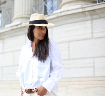  Classic Wide Straw Fedora 