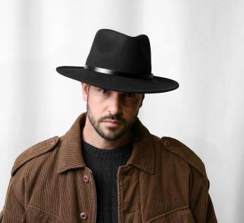 Chapeau Noir Classic Wide Fedora