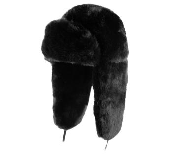 Chapka Ushanka Poil de Lapin - Traclet- Gris souris Reference : 612