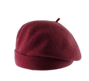 bonnet long Woollen Roll Upp Beret