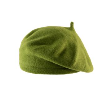 Béret KOPKA en coton vert 