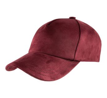 casquette cuir velours Classic Baseball Suedine