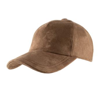 casquette cuir velours Classic Baseball Suedine
