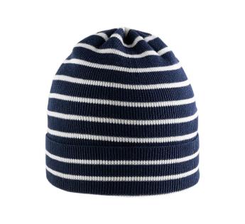 Bonnet coton à rayures Cotton Beanie Stripe
