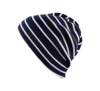 Bonnet coton à rayures Cotton Beanie Stripe
