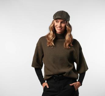 Casquette imitation cuir Prato Vin