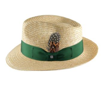 Chapeau de paille personnalisable Classic Straw Fedora 